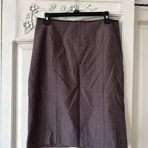 Hillard & Hanson brown skirt